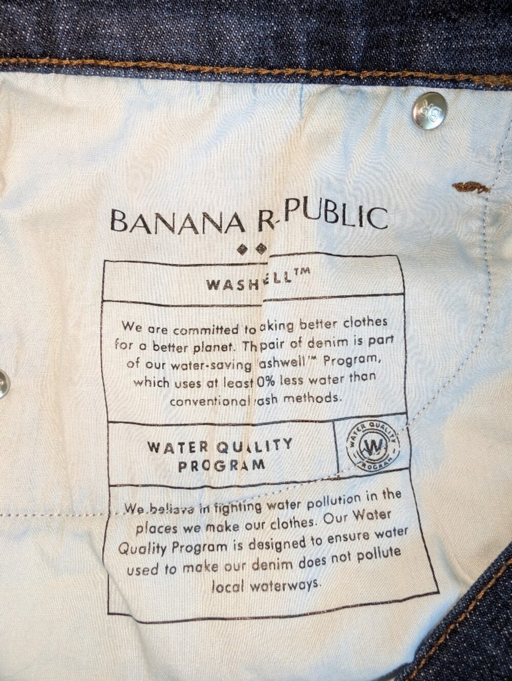 Banana Republic Denim Skirt Women's Size 12 - Picture 4 of 5